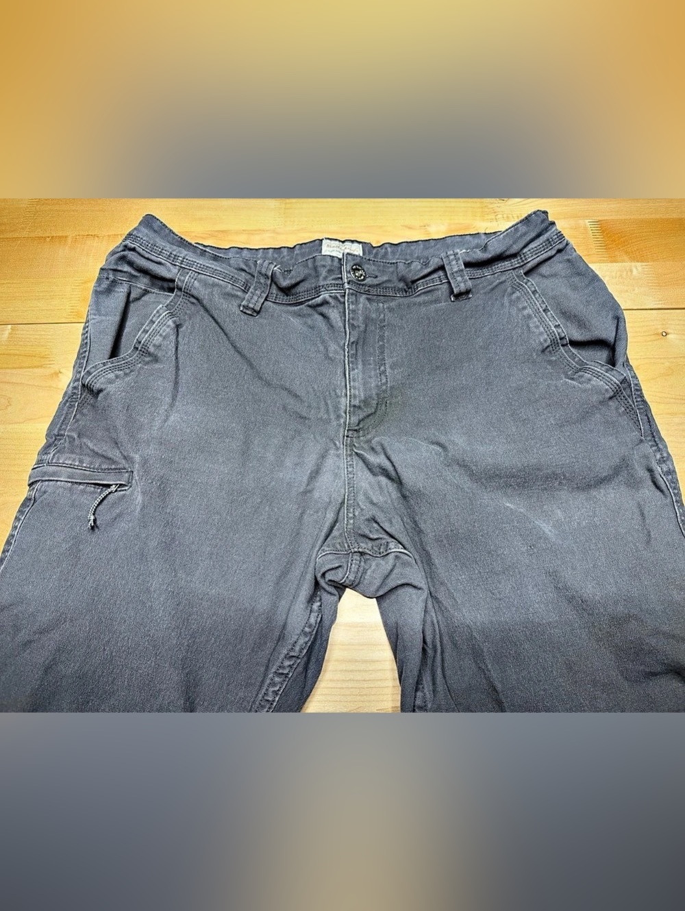 Weatherproof Vintage Men’s  Cargo Pants Gray Waist 38 x 34